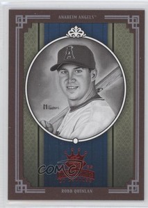 2005 Donruss Diamond Kings Red Framed Black & White Robb Quinlan #8