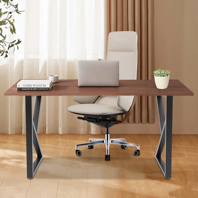 Banco de café de jantar de metal perna de mesa, em forma de K, com 4 almofadas de plástico ajustáveis - Imagem 1 de 4