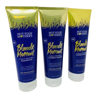 Not Your Mothers - Blonde Moment Purple Treatment ( 1 )Shampoo &( 2 )Conditioner - Image 1 of 4