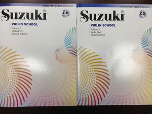 NUEVO Suzuki Violin School 2 LIBROS Y CD SET VOLÚMENES 5, 6 EDICIÓN INTERNACIONAL - Imagen 1 de 1