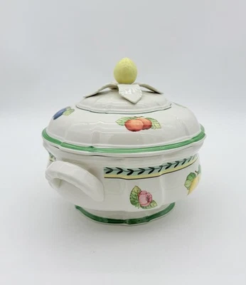 VILLEROY & BOCH FLOR DE JARDÍN FRANCÉS / FRUTERO Circular con Tapa Foto 1 de 4
