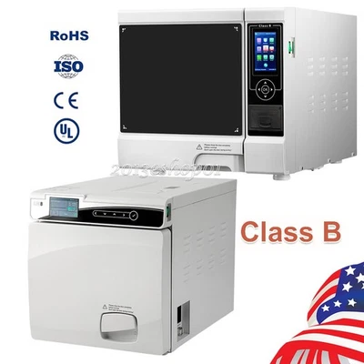 Esterilizador de vapor autoclave dental clase B 17L/22L con impresora aspiradora de pulsaciones Foto 1 de 4