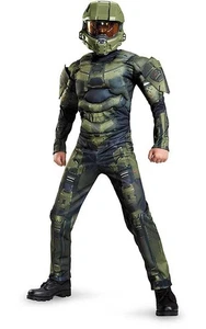 VESTIDO ELEGANTE CON LICENCIA MAESTRO JEFE HALO NIÑOS NIÑOS HALLOWEEN LIBRO SEMANA DISFRAZ - Imagen 1 de 2