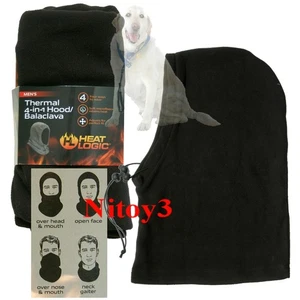 Heat Logic Thermal Fleece 4-In-One Hood/Balaclava Men One Size - Picture 1 of 1