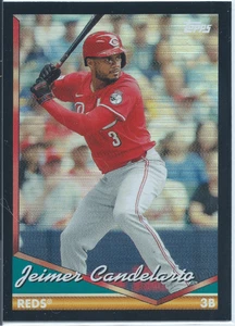 2024 TOPPS ARCHIVES BLACK FOILBOARD #212 JEIMER CANDELARIO - CINCINNATI REDS - Bild 1 von 2