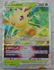 Pokemon Jumbo Oversized Promo Card Leafeon VStar SWSH195 - Picture 1 of 1