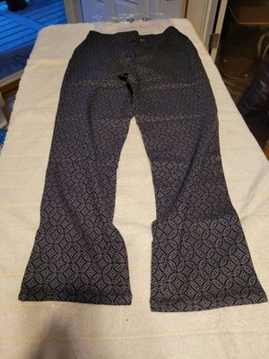 ¡NUEVO! ISAAC MIZRAHI ¡EN VIVO! Pantalones para mujer cintura elástica negro cachemir - 8P Foto 1 de 4