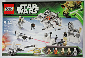 Lego Star Wars 75014 ~ BATTLE OF HOTH ~ NISB retired LUKE Snowspeeder RIEEKAN