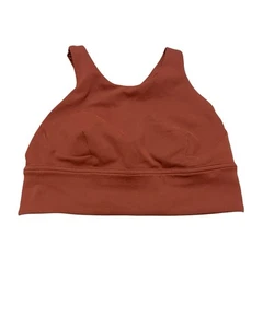 Lululemon brown Wunder Train Longline Bra Medium Support, C/D Cup size 6 - Picture 1 of 17
