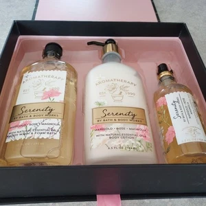 Bath & Body Works Aromatherapy 3 pc Gift Set Wash, Lotion, Pillow Mist - Picture 1 of 5