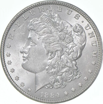 BU/Unc 1884 (P) Morgan Silver Dollar (1 coin) *0078 - Image 1 of 4