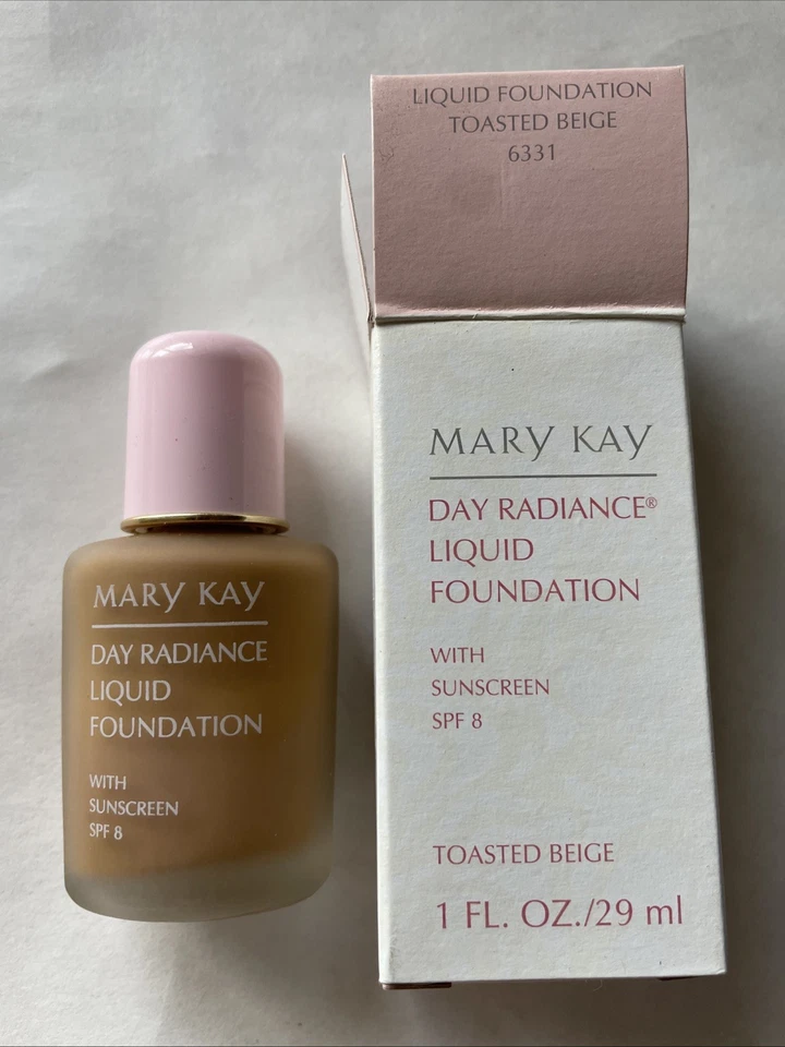 Mary Kay Day Radiance Liquid Foundation SPF 8 Toasted Beige 6331 S1 - Image 1 of 1