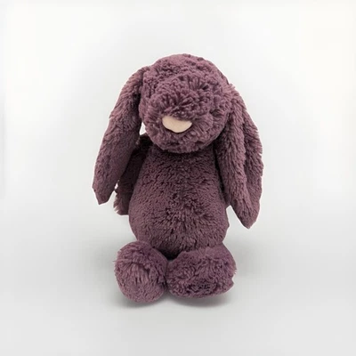 VHTF Jellycat Medium 11” Bashful Bunny Plum (RETIRED) Purple - Image 1 of 4