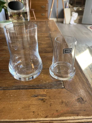 Garrafa com copo Nambe - Imagem 1 de 2