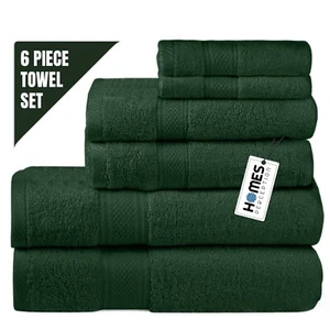 Homes Perception 6er Pack Badetücher Set (2 Bade-, 2 Hand- & 2 Gesichtstücher) - Bild 1 von 80