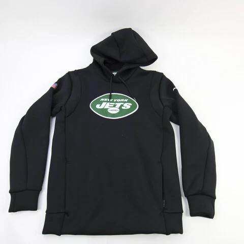 New York Jets Nike NFL On Field Apparel Therma-Fit Sweatshirt Men's Black New Cover