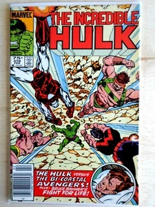 VF 8.5 MARVEL COMICS THE INCREDIBLE HULK #316 HULK BI COASTAL AVENGERS IRON MAN - Picture 1 of 2