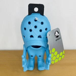 Rare Blue Croslite Guy Figure Crocs Shop Advertising 5 1/2" Tall New Tags - Picture 1 of 18