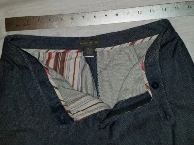 Banana Republic 6 Azul Traje Vestido Pantalones Denim Jean Preppy Oficina Profesional Foto 1 de 4