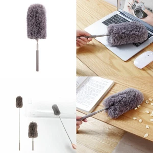 US 1-2 Pcs Adjustable Microfiber Feather Duster Extend Brush Household Cleaning - Picture 1 of 22