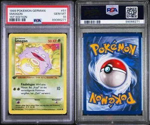 PSA 10 Gem Mint Smogon (koffing) Base Set 51/130 GERMAN 1st Edition 1999 WOTC - Picture 1 of 1
