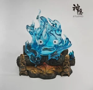SHEN YIN STUDIO Calcifer Resin PU Designer Figure Statue Blue Edition LED H14CM - Picture 1 of 3