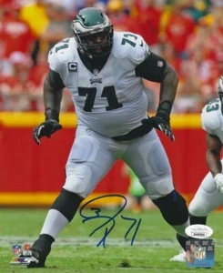 Autographed JASON PETERS Philadelphia Eagles 8x10 Photo w/JSA COA - Picture 1 of 1