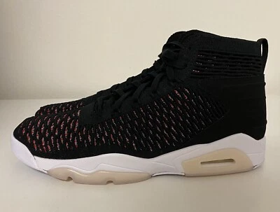 Nike Air Jordan Flyknit Elevation 23 para hombre talla 13 negro rojo universitario AJ8207-023 Foto 1 de 4