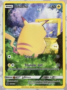 Pikachu Van Gogh Unbranded Celebrations Custom Card - Picture 1 of 2