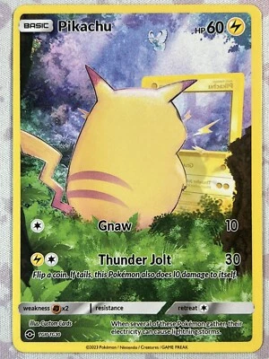 Pikachu Van Gogh Unbranded Celebrations Custom Card - Image 1 of 2