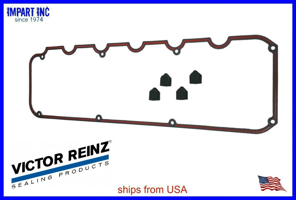 Juego de juntas de cubierta de válvula con 4 tapones de eje basculante BMW E30 325 E28 528 E34 525 Foto 1 de 1