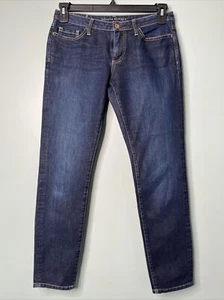 Banana Republic Ultimate Skinny Ankle Jeans Women's 28 Stretch Dark Wash - Picture 1 of 10