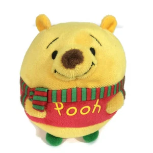 TY Beanie Ballz Disney Winnie the Pooh Plush Christmas Winter Holiday Scarf 5" - Picture 1 of 9