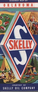 Mapa de ruta Skelly 1960: Oklahoma NOS - Imagen 1 de 1