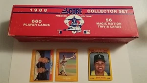 Score Baseball 1988 set completo da collezione - 660 carte + 56 movimento magico - Foto 1 di 5