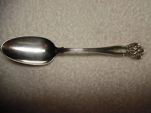 Cucharadita de plata de ley de 1 onza de 6" de largo 160-4E - Imagen 1 de 5