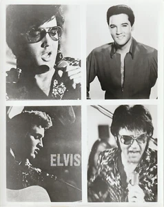 Foto publicitaria de Elvis Presley 8x10 con cuatro imágenes brillante en blanco y negro - Imagen #007 - Imagen 1 de 1