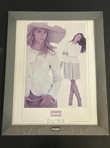 Original Geiger Dune Clothing Store Advertising Display Sign 21" x 26" Fade - Picture 1 of 9