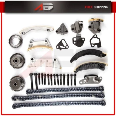 Timing Chain Kit fits 2007 2008 2009 Saturn Aura XR Red 3.6L DOHC VIN 7 - Image 1 of 4