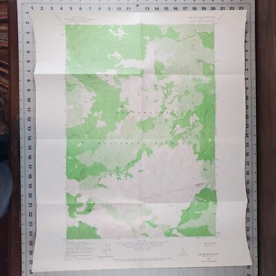 Mapa topográfico Cook Mountain Idaho Quadrangle 1965 USGS serie de 7,5 minutos Foto 1 de 4