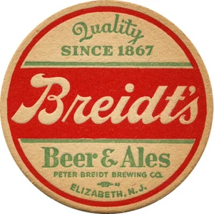 Vintage Breidts Beers And Ales Ad Reproduction Metal Sign FREE SHIPPING - Picture 1 of 1