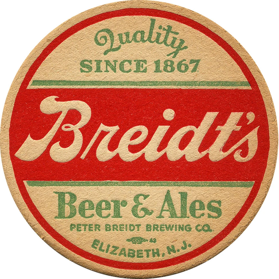 Vintage Breidts Beers And Ales Ad Reproduction Metal Sign FREE SHIPPING - Image 1 of 1