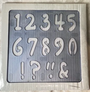 Modèle de scrapbooking motif chiffres ludiques coupes créatives souvenirs créatifs - Photo 1 sur 2