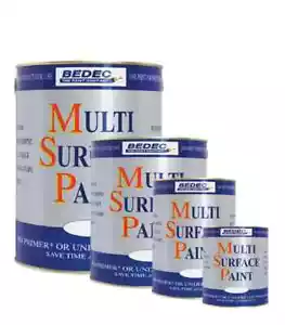 Bedec Multi-Surface Paint MSP. All In One. Interior/Exterior 250ml 750ml 2.5L 5L - Picture 1 of 6