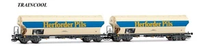 HN9749 wagons-silos à grains à quatre essieux « Herforder Pils » ECHELLE TT - Imagen 1 de 1