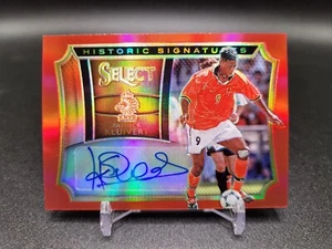 15/16 Panini Select Patrick Kluivert Red Auto /50 Soccer / Football #Netherlands - Picture 1 of 2