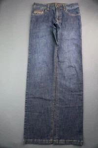 Herren Prana Axiom blau Jeans Stretch Baumwolle gerades Bein Größe 28x34 Reißverschluss Hosenschlitz - Bild 1 von 11