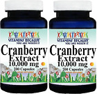 Vitamins Because Cranberry Extract 10000 mg 2 Pack 400 Capsules (2x200)