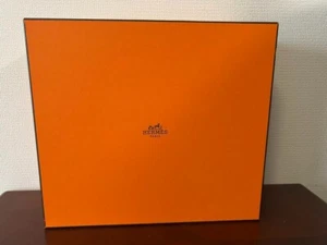 Hermes Garden Party orange empty gift box 34×38×15cm from JAPAN Used item - Picture 1 of 11