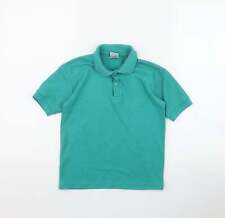 Russell Athletic Boys Green Polyester Basic Polo Size 5-6 Years Collared Pullove